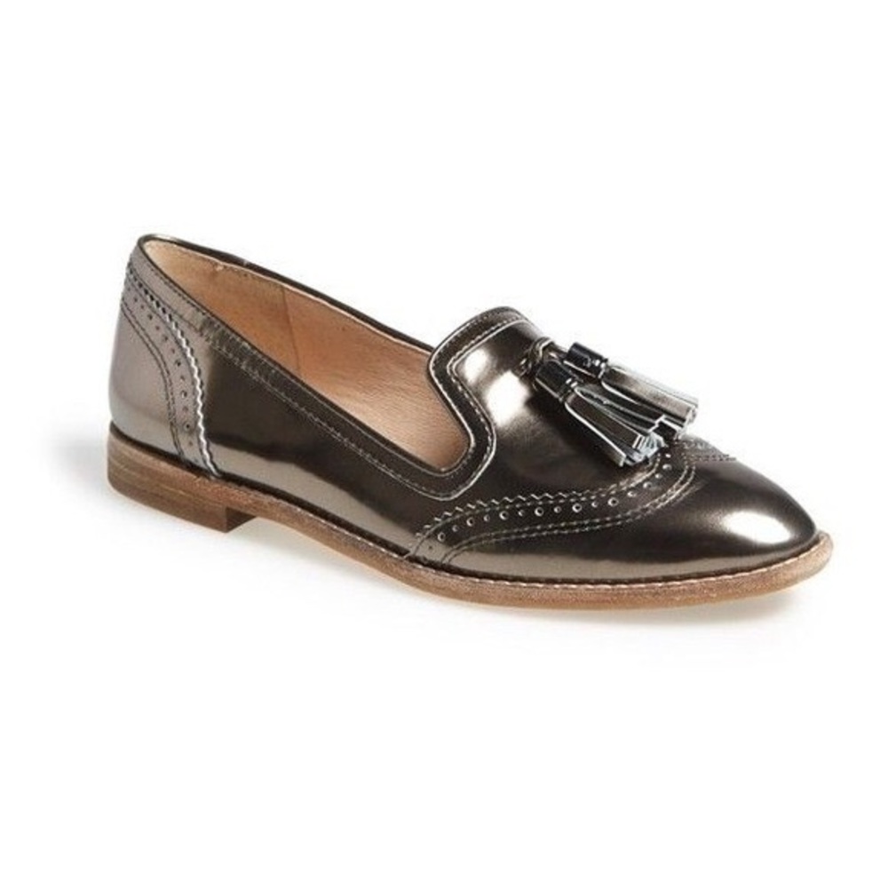 Louise et Cie Metallic Oxfords with Tassel